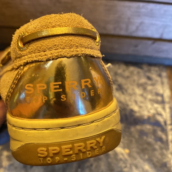 Sperry top sider with gold gems - Picture 4 of 8